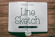 Line Sketch, a Font by Rashdrawn (Thumbnail 1 of 3)