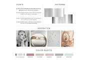 Canva Silver & Neutrals Brand Kit, a Branding & Logo Template by CopertiniStudio (Thumbnail 4 of 9)