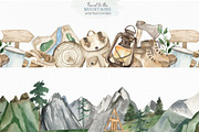 Travel to the mountains watercolor, an Illustration by Marina Ermakova (Thumbnail 9 of 12)