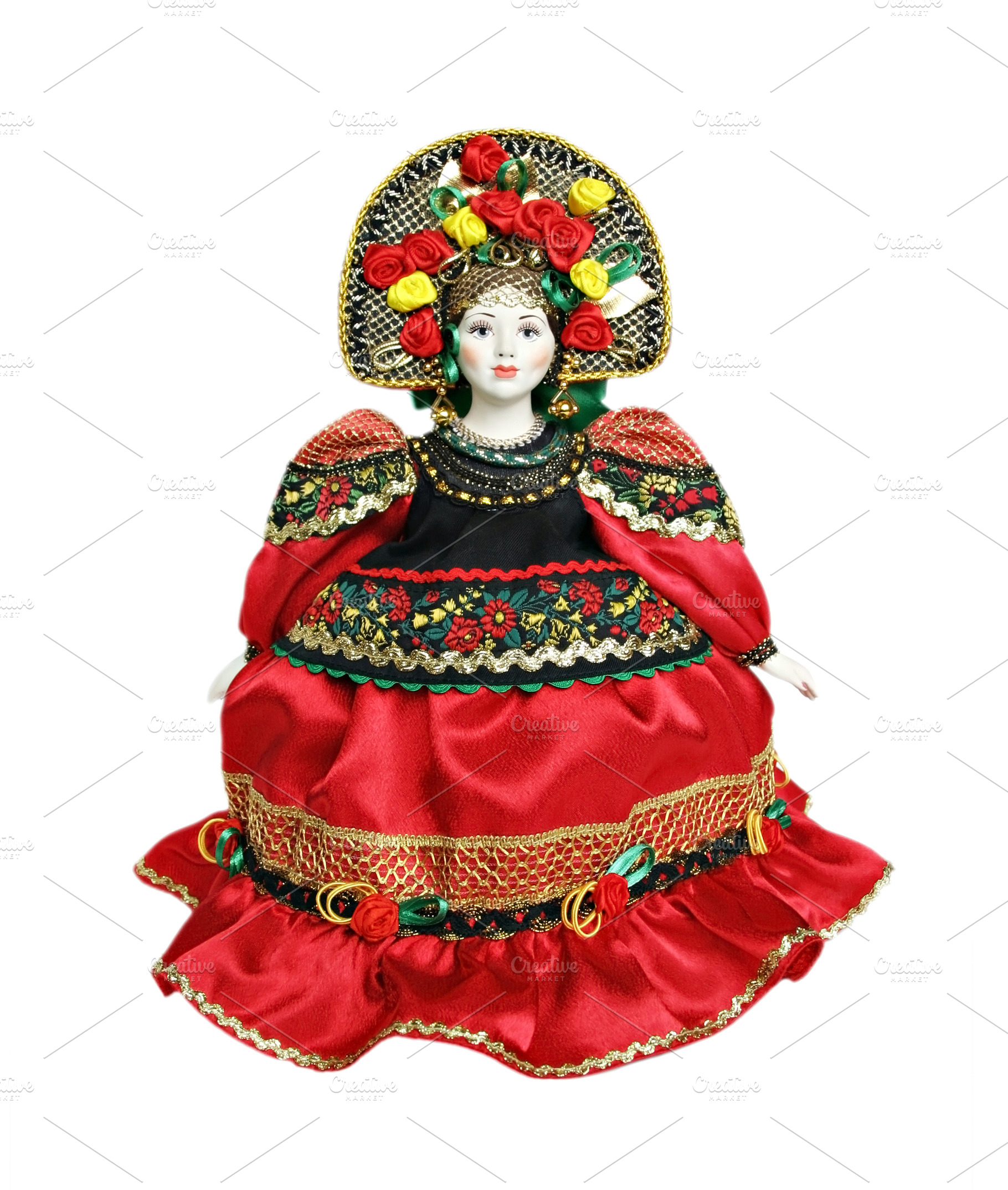 Russian traditional doll, a Photo by saiko3p