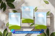 4x6 cards mockup flat lay, an Advertising Mockup by Rami's Mockups (Thumbnail 1 of 3)