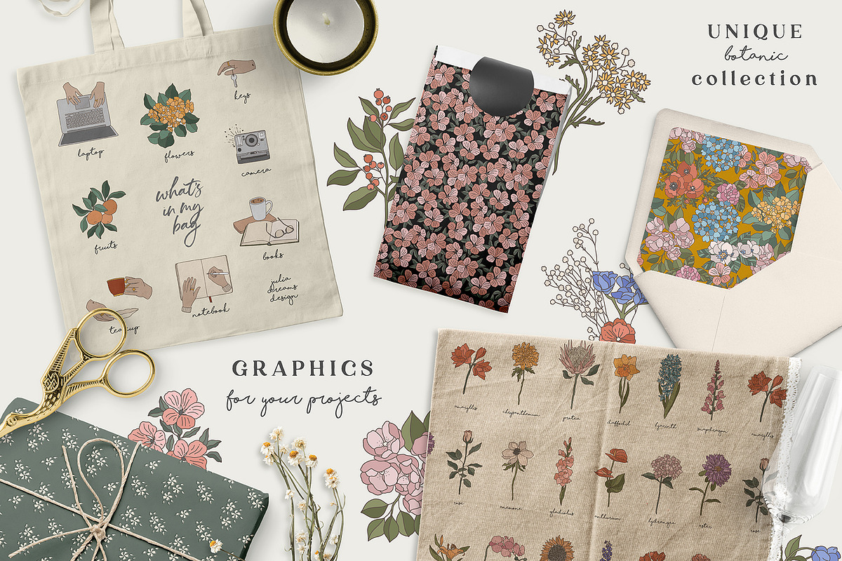 Unique Botanic Collection, a Technology Illustration by Julia Dreams (Photo 10 of 10)