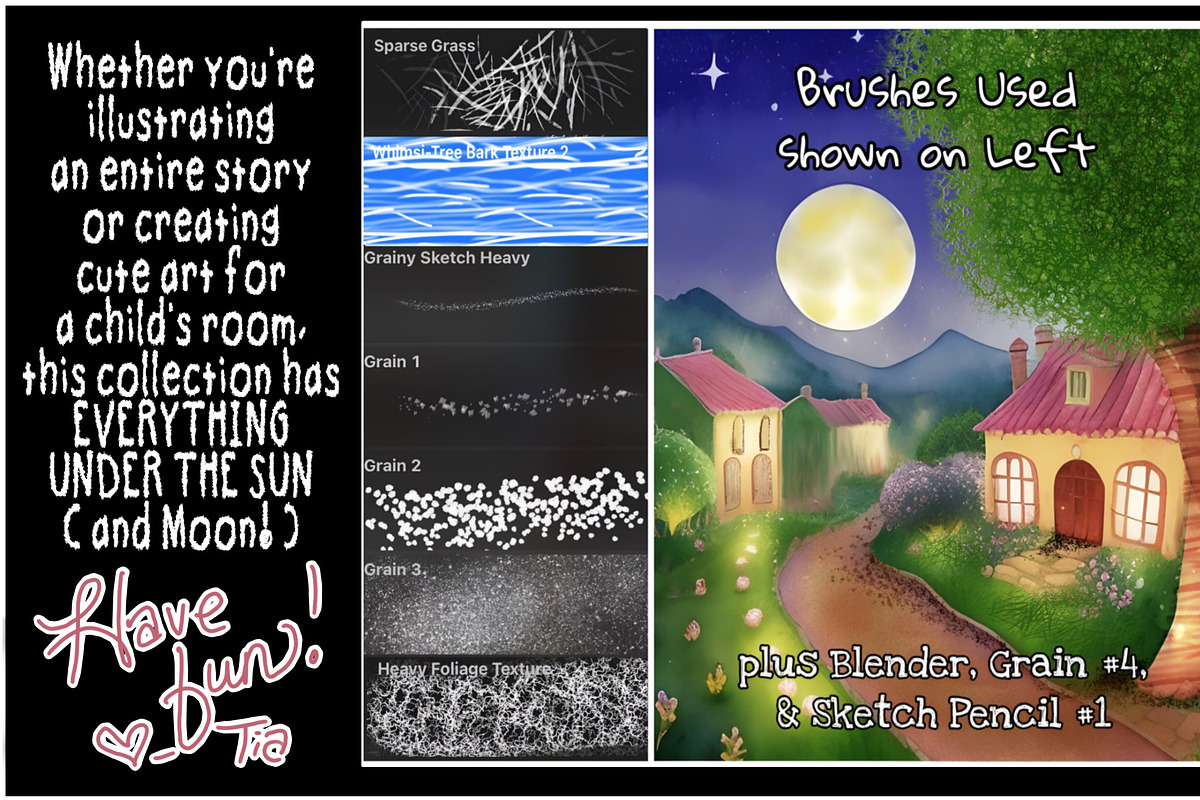 Children’s Illustration Brush Bundle, a Brush Add-On by Willow & Wheat (Photo 4 of 4)