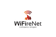 Wifi Fire Net Logo, a Branding & Logo Template by EmilGuseinov (Thumbnail 2 of 2)