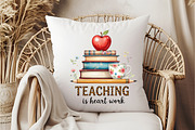 Teaching Is Heart Work PNG, an Illustration by DreamCafeArt (Thumbnail 5 of 7)