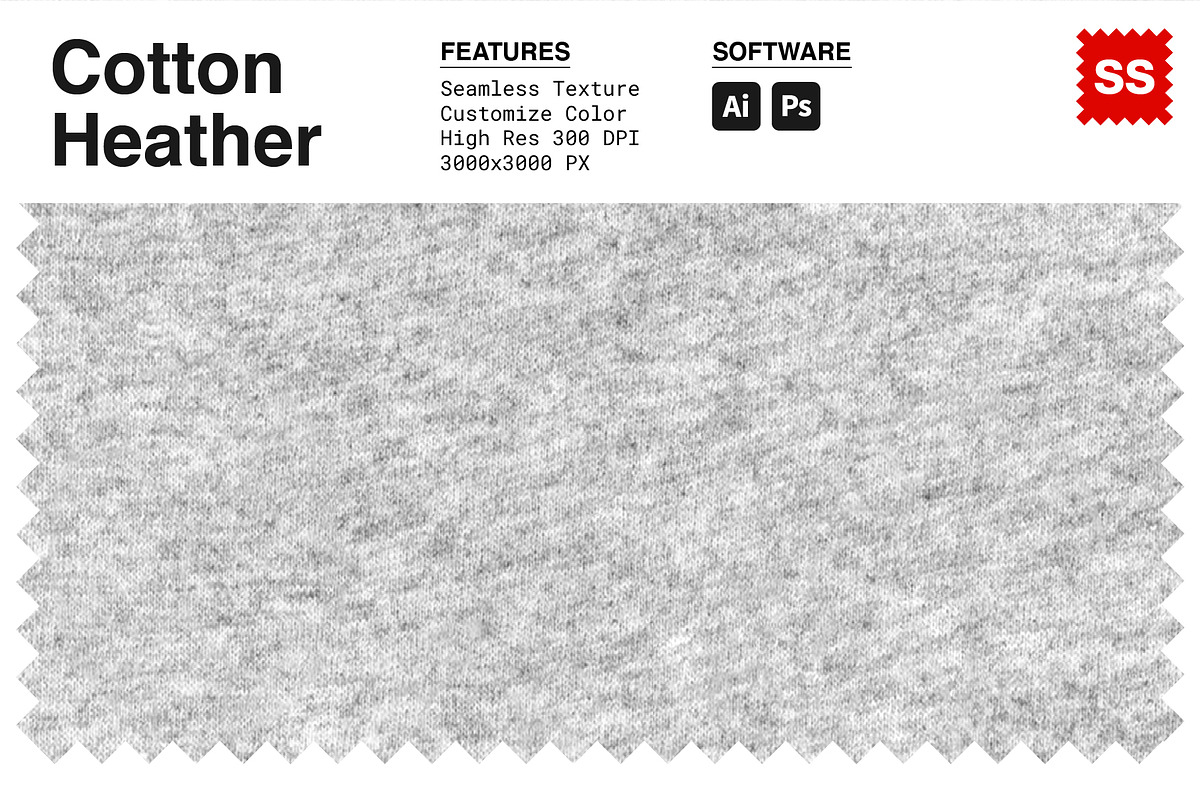 Cotton Heather Texture Pattern, a Pattern Graphic by Swatch Supply (Photo 1 of 8)