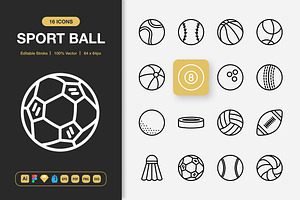 Sport Ball Icons