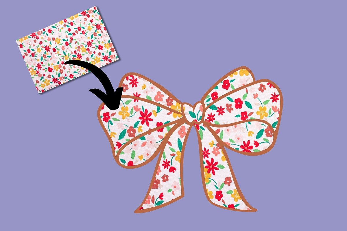 Coquette Bow Canva Frames Template, a Design Template by GraphiCarola (Photo 3 of 6)