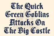 CS Claes Stamp, a Blackletter Font by Craft Supply Co. (Thumbnail 4 of 8)