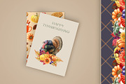 Thanksgiving Watercolor Clipart, a Seasonal Illustration by AnitaPol (Thumbnail 16 of 17)