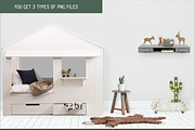 Kids Room Wall/Frame Mock Up 20, a Print Template by Whimsicality (Thumbnail 5 of 6)