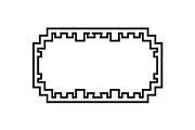 Pixel Art Border Frame SVG Bundle, an Illustration by Gfx_Store (Thumbnail 5 of 31)