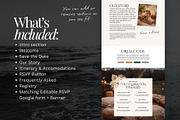 Elegant Boho Wedding Website Invite, a Templates & Theme by JOA CREATIVE LAB (Thumbnail 7 of 8)