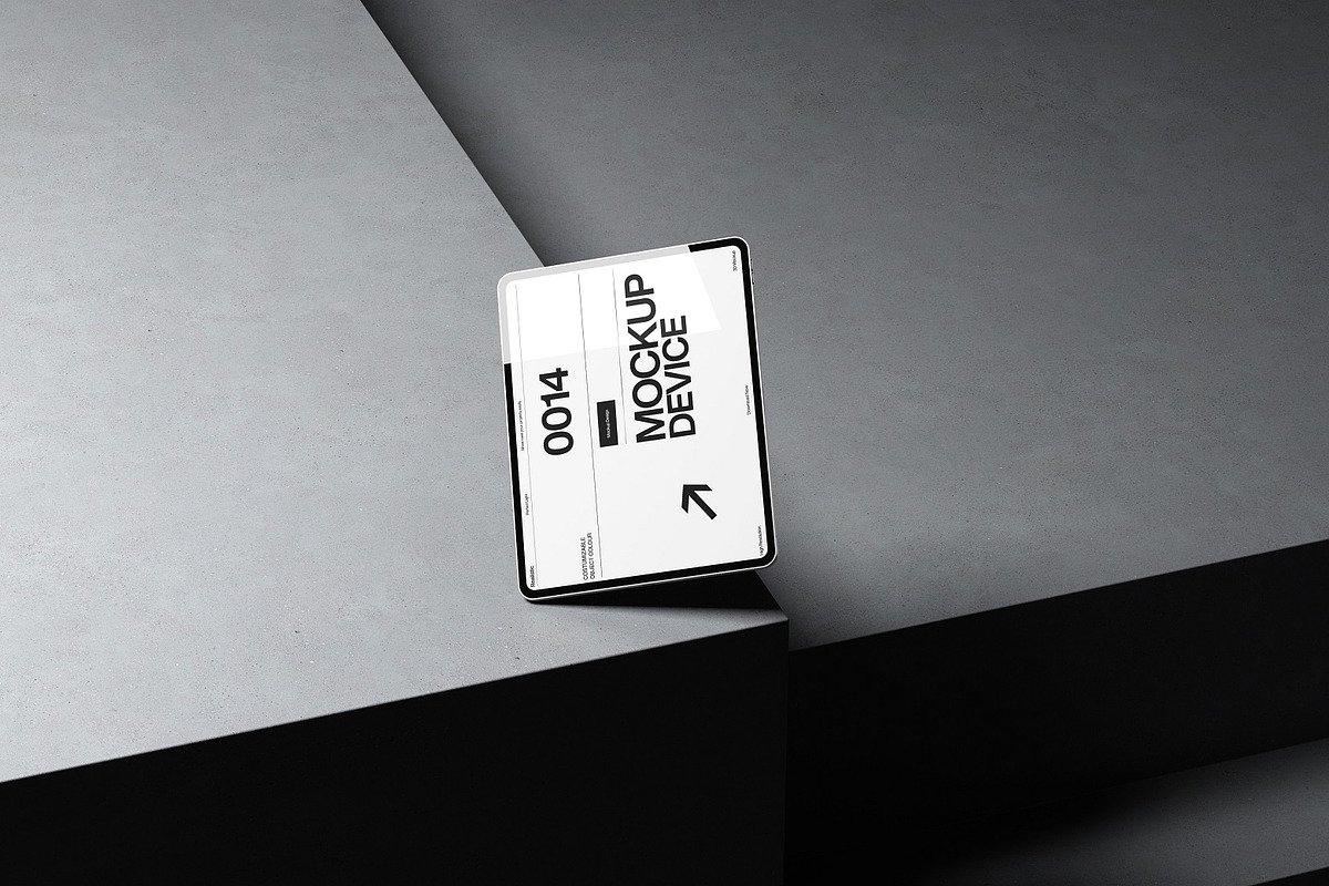Isometric Tablet Mockup Scene, an iPad Mockup by kreatifreya (Photo 6 of 11)