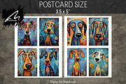 Whimsical Colorful Dog Papers, an Animal Illustration by Digital Art Mahdiseño (Thumbnail 8 of 9)