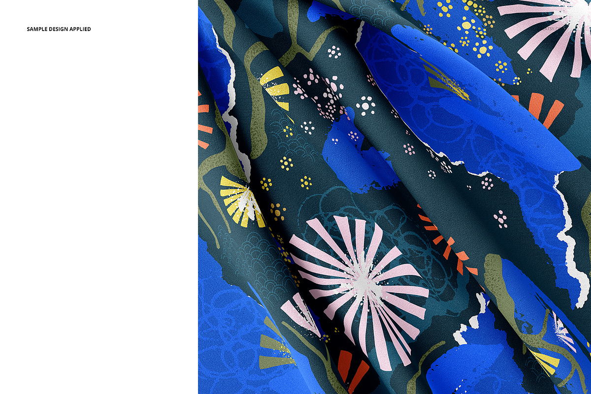 Silk Fabric Closeups Mockup Set, a Merchandise Mockup by creatsy5 (Photo 7 of 11)