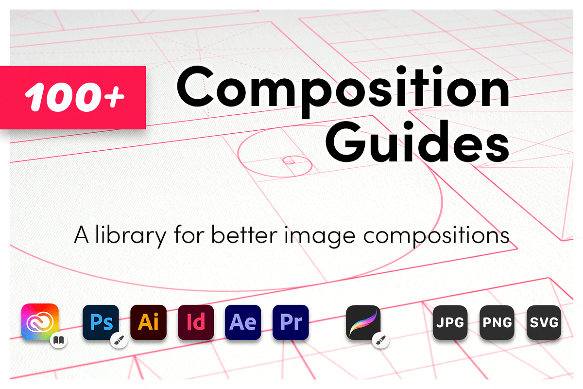 100+ Composition Guides, a Brush Add-On by HEJBRUSH.COM (Photo 1 of 5)