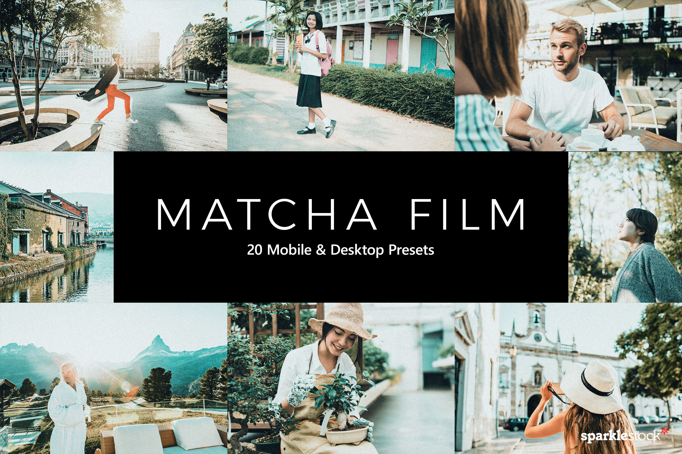 20 Matcha Film LR Presets, a Preset Add-On by SparkleStock