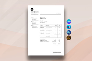 Canva Invoice