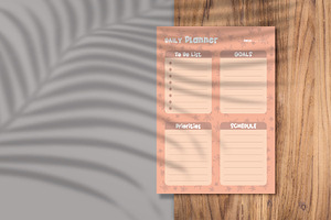 Daily Planner Sheet Design -45