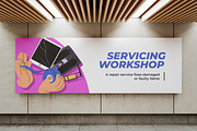 Electronics repair set, ad templates, a Technology Illustration by PaperTrident (Thumbnail 9 of 10)