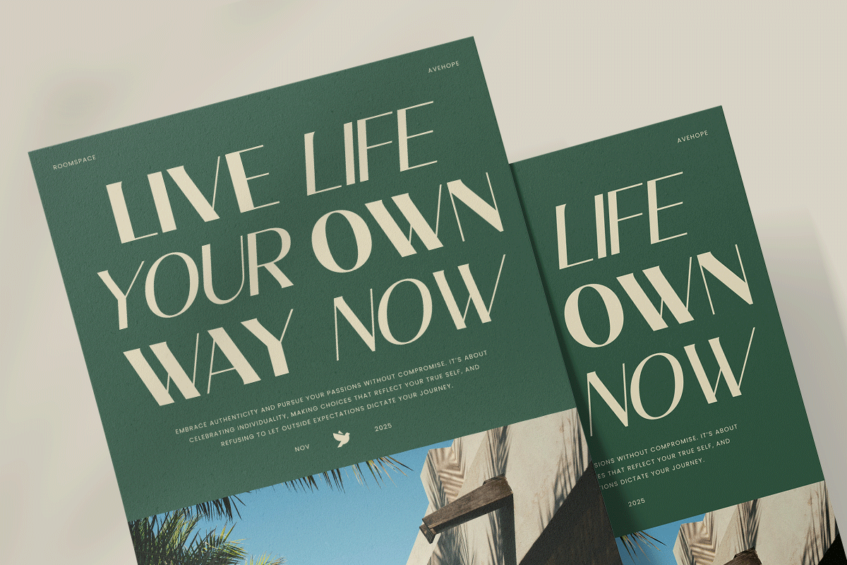 Avehope – A Modern Geometric Sans, a Sans Serif Font by roomspace creative lab (Photo 4 of 10)