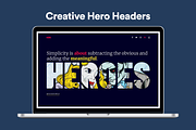 Portfolio personal header, a Mockup by SPACECAKE (Thumbnail 1 of 2)