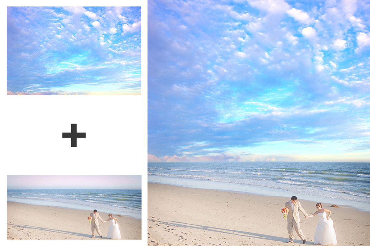 Sky Overlays - 44 Cloud Pictures, a Layer Style Add-On by Supremer Studio (Photo 5 of 6)