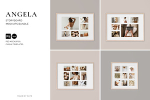 Angela - Storyboard Mockups Bundle