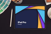 24 iPad Pro Mockup #1, an iPad Mockup by Walentin (Thumbnail 9 of 25)