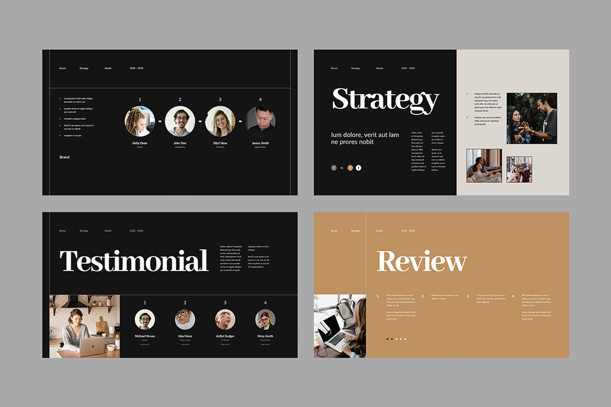 Business Strategy PowerPoint, a Presentation Template by White Graphic (Photo 7 of 8)