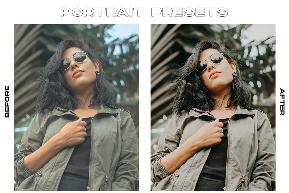 80 Portrait Lightroom Presets Bundle, an Action Add-On by CreativePresets.com (Photo 8 of 12)