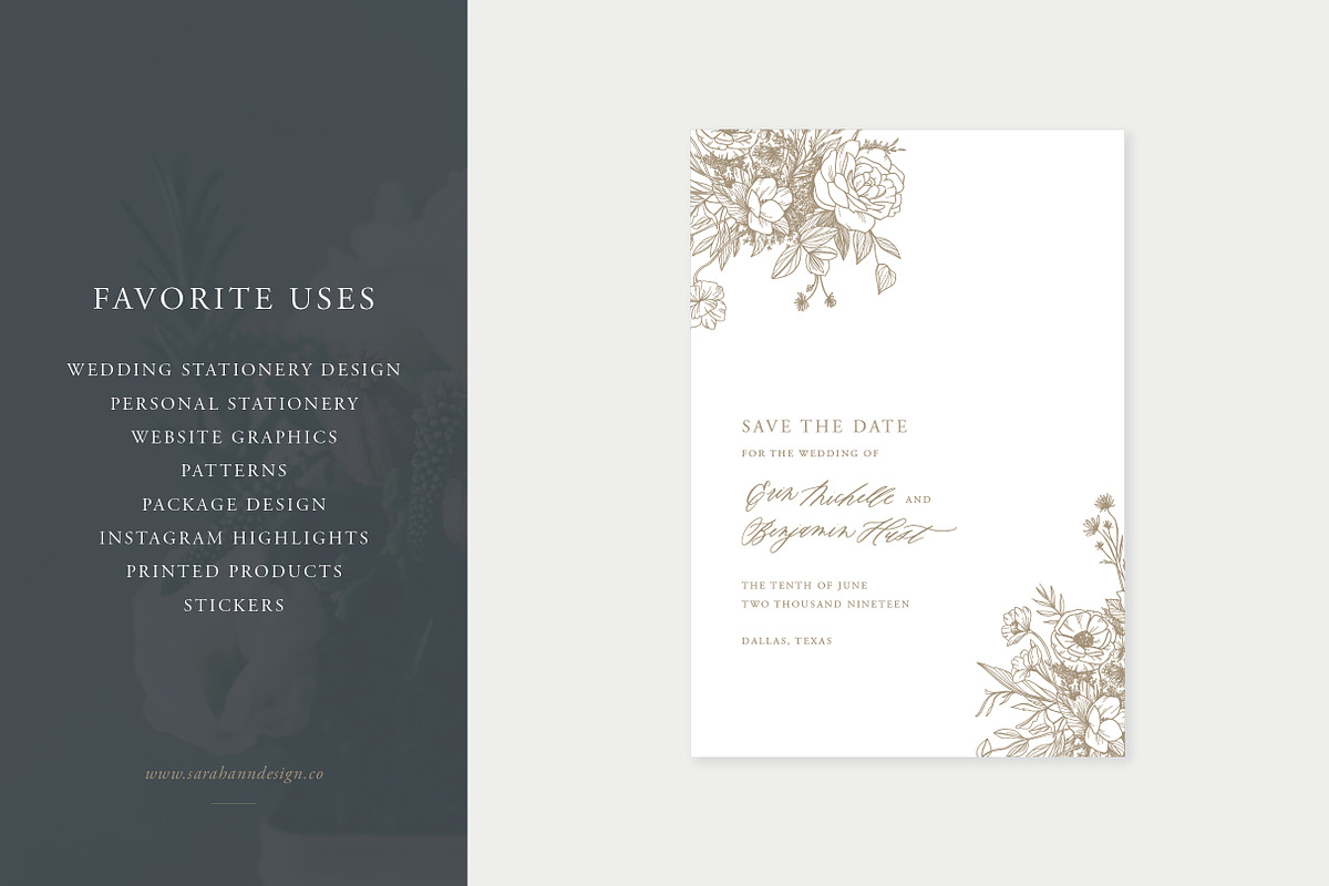 Floral Arrangements: Illustrations, an Illustration by Sarah Ann Design (Photo 7 of 8)