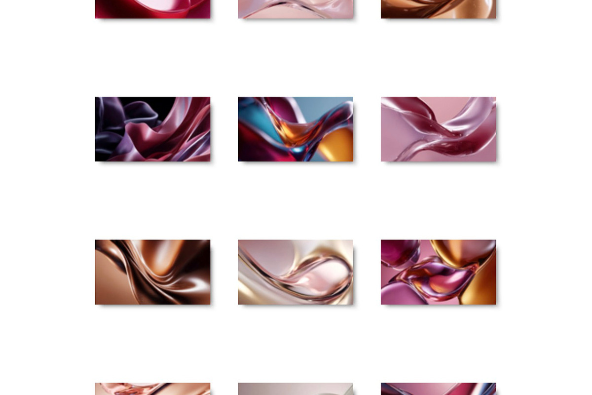 Glossy Fluid Flow - 90 Images Bundle, a Background Photo by Studio ANNA (Photo 10 of 10)