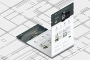 Isometric A4 Paper Mockup, a Print Template by RgraphicsDesign (Thumbnail 4 of 6)