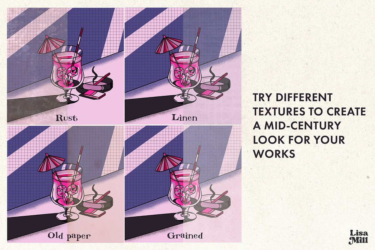 Vintage Paper texture PSD mockup, a Texture Graphic by Lisa Mill (Photo 2 of 8)