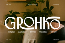 Grohko - Retro Font