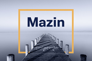 Mazin font family by FontPeople