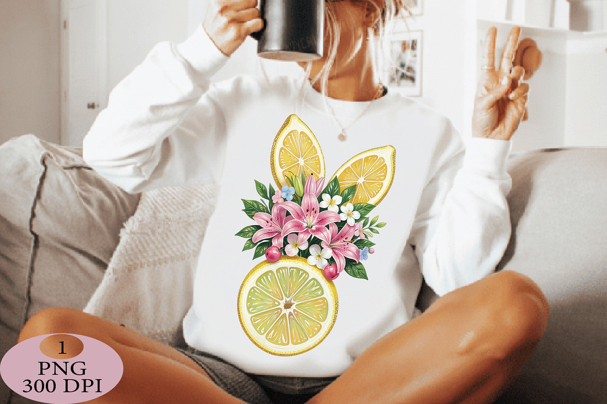 Boho Lemon Coquette Png, an Illustration by Daily.Designs (Photo 4 of 5)