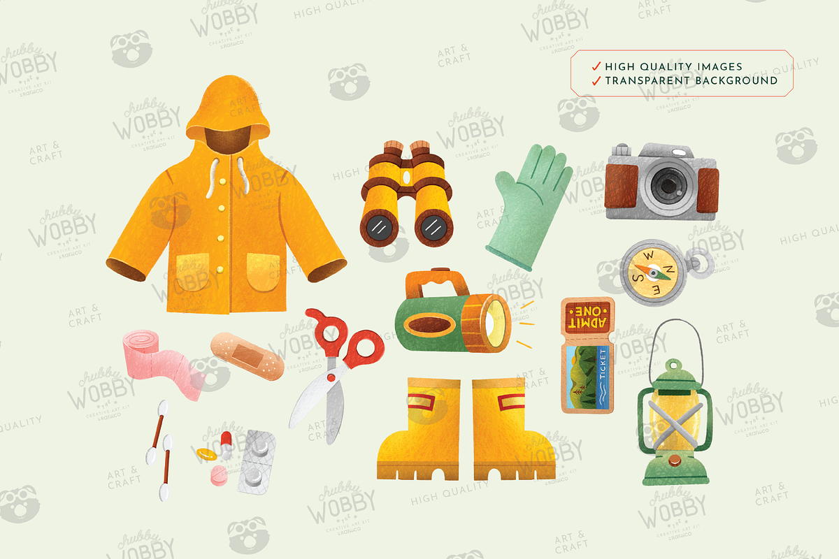 Adventure Vol.1 Go Travel, a Decorative Illustration by ChubbyWobby (Photo 3 of 4)