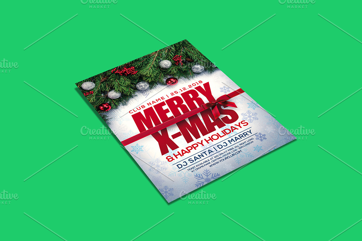 Christmas Invite, a Flyer Template by Flyer Arts (Photo 3 of 4)