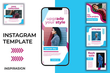 Streetwear Social Media Feed & Story, a Social Media Template by inspirasign