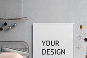 15 bedroom poster mock up, a Household Mockup by ChromiumHeart (Thumbnail 11 of 17)