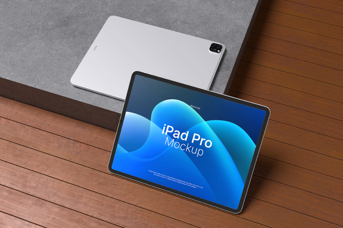 iPad Pro Mockup Bundle Set, an iPad Mockup by Rielismee (Photo 2 of 5)