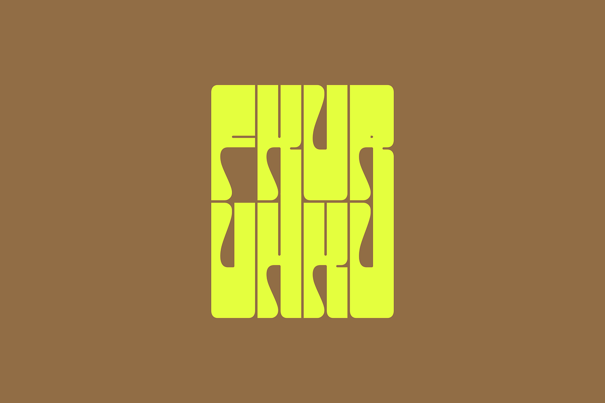 Fkuruhku - Modern Display Typeface, a Font by Letterna (Photo 1 of 4)