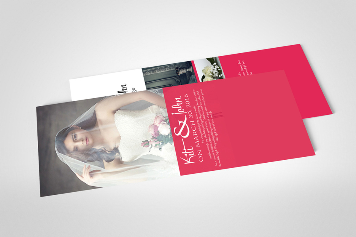 Wedding Rack Card Templates, a Card Template by Business Flyers (Photo 3 of 3)