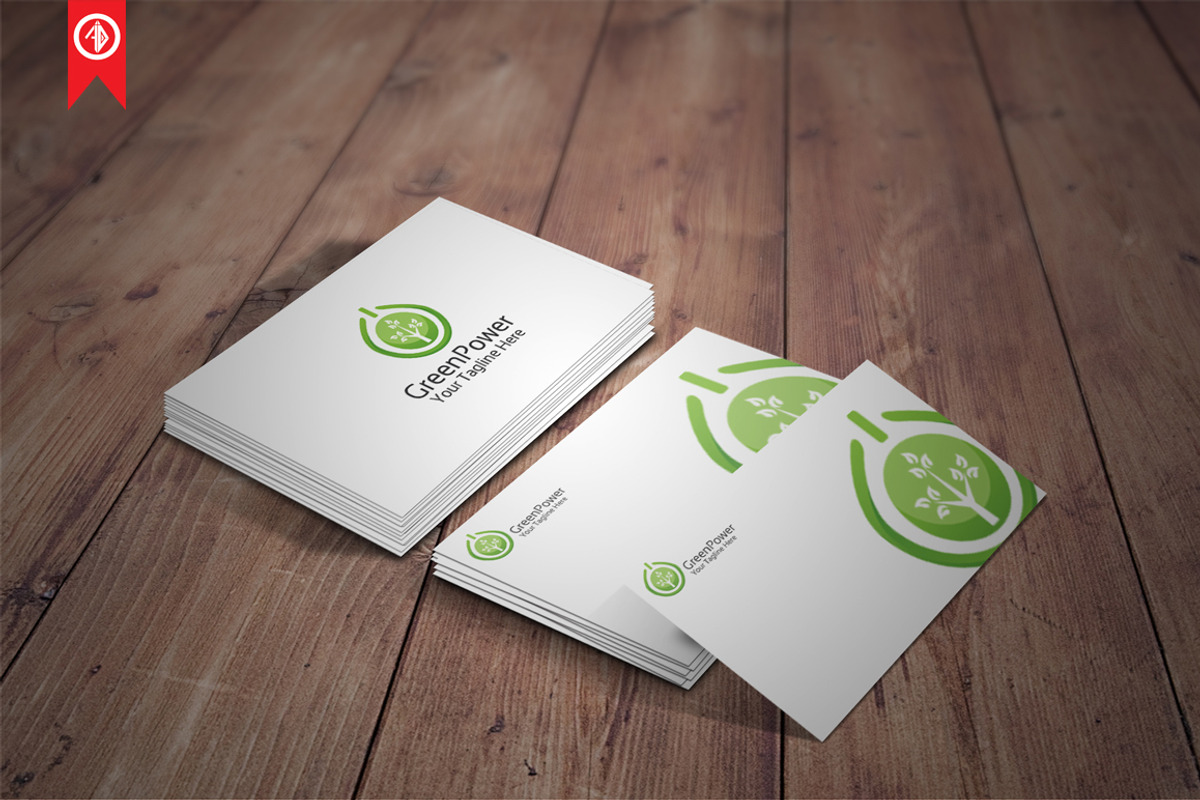 Green Power / Energy - Logo Template, a Branding & Logo Template by Artha Desain (Photo 5 of 5)