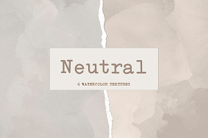 Neutral | Watercolor Textures