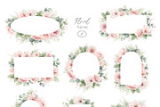Dusty Pink & Green Watercolor, an Object Illustration by Elena Medvedeva (Thumbnail 3 of 10)