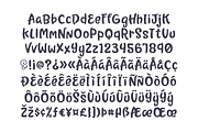 Milk & Honey Font, a Sans Serif Font by Denise Chandler (Thumbnail 7 of 7)